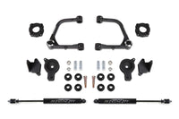 Fabtech 2022 Tundra 4WD 3in UCA Kit w/Uniballs & Fr Shk Spcrs & Rr Air Bag Spcrs & Rr Stealth Shock