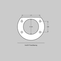 Baer Brakes 14in Extreme+ Rear SDZ Brake Kit - Fire Red