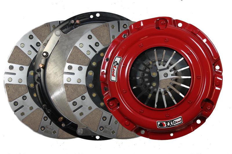McLeod Racing McLeod RXT Twin Disc Clutch Kit 2018 Ford Mustang RXT 1 x 23 Spline 0 Bal w/164T 8 Bolt AL Flywheel