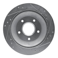 R1 Concepts R1 1985-1992 Chevrolet Camaro Rear Left Drilled & Slotted Silver Brake Rotor