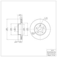 DFC 01-11 Ford Explorer Sport Front Brake Rotor