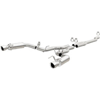 MagnaFlow Cat Back, SS, 2.5in, Competition, Dual Split Polish 4.5in Tips 2015 Ford Mustang Ecoboost