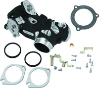 S&S Cycle 2006+ BT Size Code 417 Throttle Body Kit - Wrinkle Black