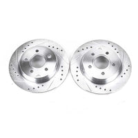 PowerStop Power Stop 12-18 Ford Focus Rear Evolution Drilled & Slotted Rotors - Pair