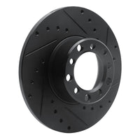 R1 Concepts R1 68-76 Mercedes-Benz 230 Front Right Drilled & Slotted Black Brake Rotor