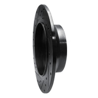 R1 Concepts R1 03-16 Mercedes-Benz E280 (Canada) Rear Right Drilled & Slotted Black Brake Rotor