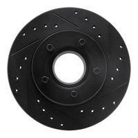 R1 Concepts R1 90-94 Ford Ranger (USA/Canada) Front Right Drilled & Slotted Black Brake Rotor