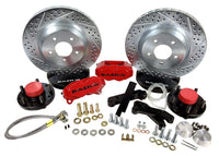 Baer Brakes 62-69 Ford Fairlane STD Studs 13in SS4 Front SDZ Brake Kit - Comp Yellow