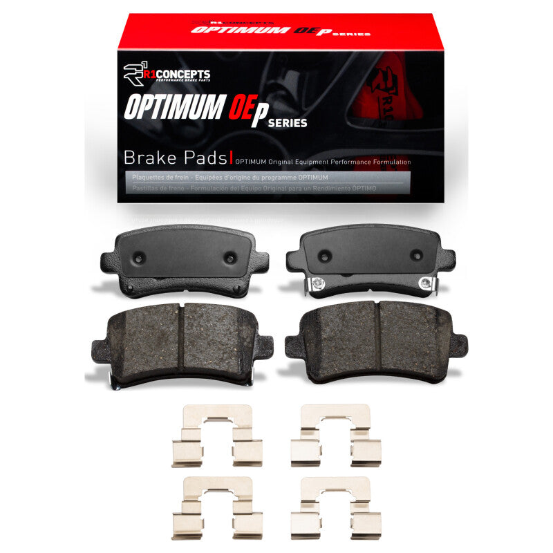 R1 Concepts R1 11-16 Buick LaCrosse Rear Optimum OE Brake Pads & Hardware Kit