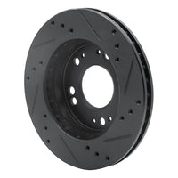 R1 Concepts R1 90-05 Chrysler SEBRING Front Left Drilled & Slotted Black Brake Rotor