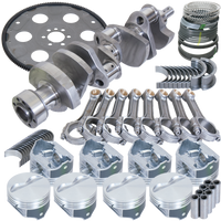 Eagle Chevrolet SBC 1pc Seal 383ci Balanced Rotating Assembly Kit w/168 Tooth Flexplate