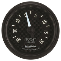 Autometer GT Series 52mm Mechanical 30 In Hg/20 psi Vacuum/Boost Gauge