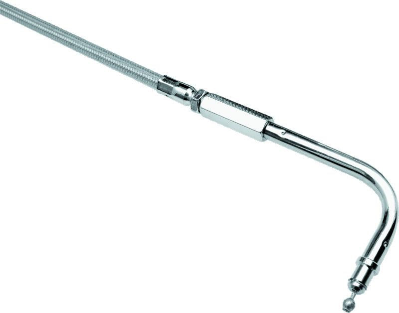 Bikers Choice 2007 FLHR Armor Coat Throttle Cable +6 Inch