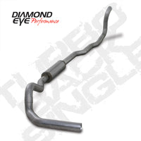 Diamond Eye Performance Diamond Eye KIT 4in Turbo Back SGL AL: 4-WHEEL DRIVE ONLY 89-93 DODGE CUMMINS 5.9L