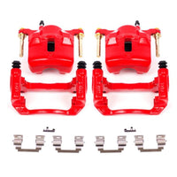 PowerStop Power Stop 03-08 Pontiac Vibe Front Red Calipers w/Brackets - Pair