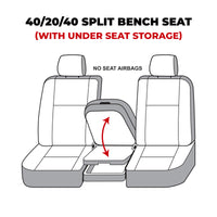Covercraft 10-12 Dodge Ram Carhartt Super Dux SeatSaver Custom Front Row Seat Covers - Black