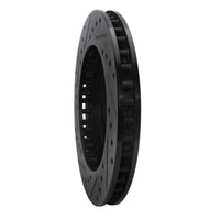 R1 Concepts R1 97-04 Ford F-150 4WD Front Right Drilled & Slotted Black Brake Rotor