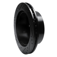 R1 Concepts R1 99-05 Ford F-350 Super Duty 2WD Rear Right Drilled & Slotted Black Brake Rotor