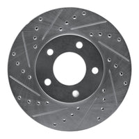 R1 Concepts R1 91-96 Chrysler Town & Country Front Left Drilled & Slotted Silver Brake Rotor