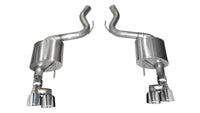 CORSA Performance Corsa 2018-2023 Ford Mustang V8 5.0L 3in Axle-Back Dual Rear Exit w/ 4in Polished Pro-Series Tips