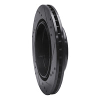 R1 Concepts R1 92-94 Mercedes-Benz E500 Rear Left Drilled & Slotted Black Brake Rotor