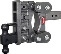 GEN-Y Hitch Gen-Y The Boss Torsion-Flex 3in Shank 6in Drop 32K Hitch w/GH-0161 Dual-Ball/GH-0162 Pintle Lock