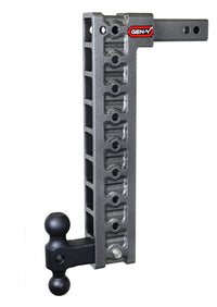 GEN-Y Hitch Gen-Y Mega Duty 2in Shank 20in Drop 1.5K TW 10K Hitch w/GH-031 Dual-Ball/GH-0100 Stabilizer Kit