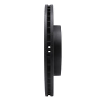 R1 Concepts R1 04-10 Chevrolet Epica (USA/Canada) Front Left Drilled & Slotted Black Brake Rotor