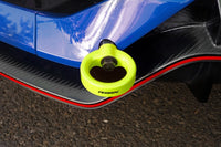 Perrin Performance PERRIN 17-21 Honda Civic Si/Type R/Touring/Hatchback Tow Hook Kit Rear - Neon Yellow