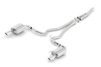 Borla S Type Cat Back 15-17 Ford Mustang 2.3L EcoBoost MT/AT 2.25in pipe 4in tip