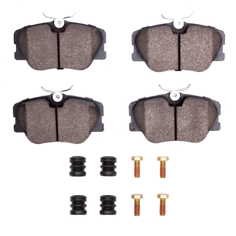 DFC 84-95 Mercedes-Benz 300TE Front 5000 Advanced Low Metallic Brake Pads and Hardware Kit