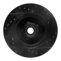 R1 Concepts R1 67-74 Buick Gran Sport Front Left Drilled & Slotted Black Brake Rotor