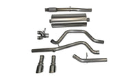 CORSA Performance Corsa 14-19 GMC Sierra/Chevy Silv 1500 Crew Cab/Std. Bed 5.3L V8 Polished Sport Dual Rear CB Exhaust