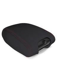 PRP Seats PRP 11-18 Jeep Wrangler JK/JKU Center Console Cover - Black with Red Stitching