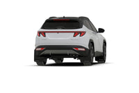 Rally Armor 22-24 Hyundai Tucson Black UR Mud Flap w/Grey Logo