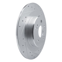 R1 Concepts R1 2021-2025 Acura TLX Rear Right Drilled & Slotted Silver Brake Rotor