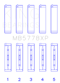 King Engine Bearings Audi/VW 1.8/2.0 TSI/TFSI Performance Main Bearing Set - Size STD