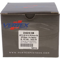 Vertex Pistons Vertex Piston 05-11 Arctic Cat 650 H1 4x4 650cc Forged Replica Piston Kit