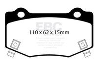 EBC Racing 13-15 Chevrolet Corvette (C7) RP-1 Race Rear Brake Pads