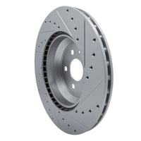 R1 Concepts R1 17-25 Tesla Model 3 Front Left Drilled & Slotted Silver Brake Rotor