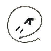 McLeod Racing McLeod Line Assy Mustang 2005-Up 36in W/Male Wire Clip Fittings & Elbow Bleeder