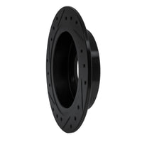 R1 Concepts R1 91-06 Nissan NX Rear Right Drilled & Slotted Black Brake Rotor