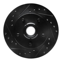R1 Concepts R1 98-02 Ford Ranger (USA/Canada) Front Left Drilled & Slotted Black Brake Rotor