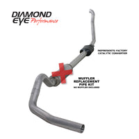 Diamond Eye Performance Diamond Eye KIT 4in MFLR RPLCMENT PIPE TB SGL ALUM 94-97 5 7 3L F250/F350 PWRSTROKE NFS W CARB STDS
