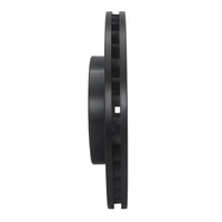 R1 Concepts R1 99-01 Infiniti I30 Front Right Drilled & Slotted Black Brake Rotor
