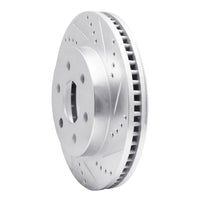 R1 Concepts R1 98-99 Cadillac DEVILLE Front Right Drilled & Slotted Silver Brake Rotor