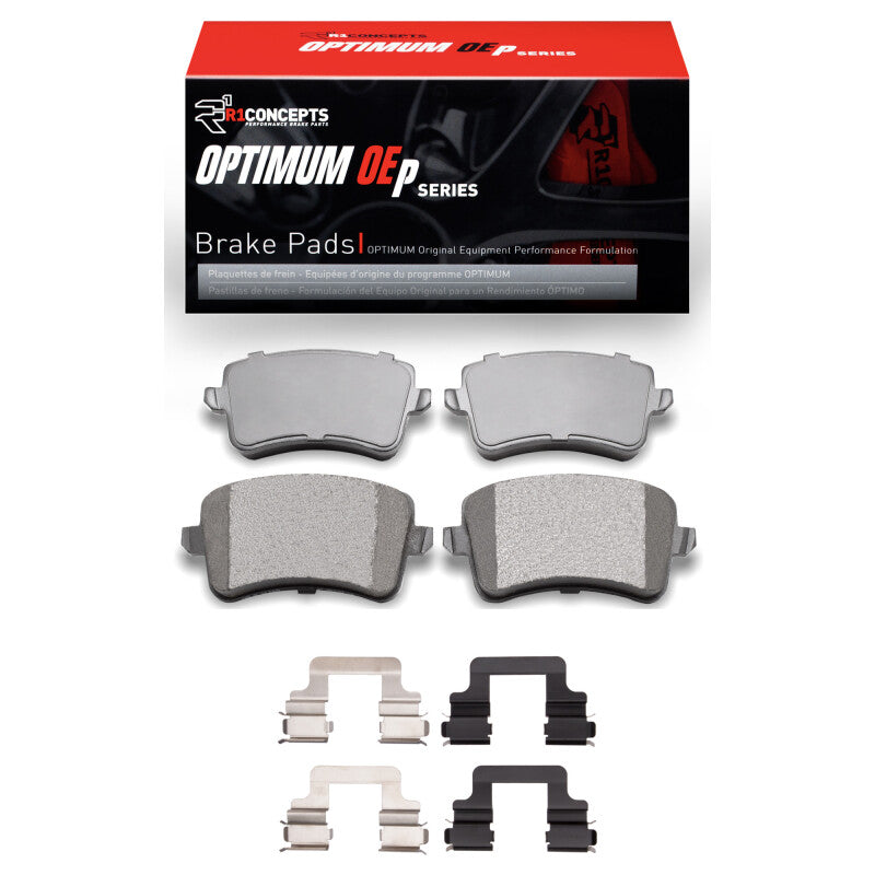R1 Concepts R1 08-17 Audi S5 Rear Optimum OE Pads & Hardware Kit
