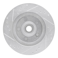 R1 Concepts R1 73-73 Ford Galaxie 500 Front Right Drilled & Slotted Silver Brake Rotor