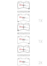 DBA 2022+ Toyota GR Corolla RP Performance Front Brake Pads