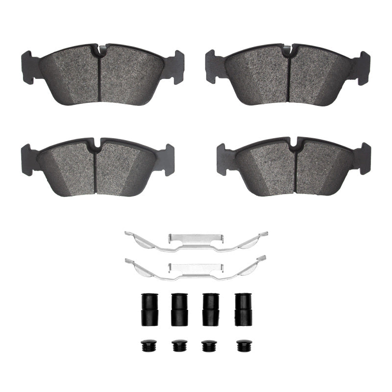 R1 Concepts R1 05-06 BMW 120i (Mexico) Front Semi Met Pads & Hardware Kit